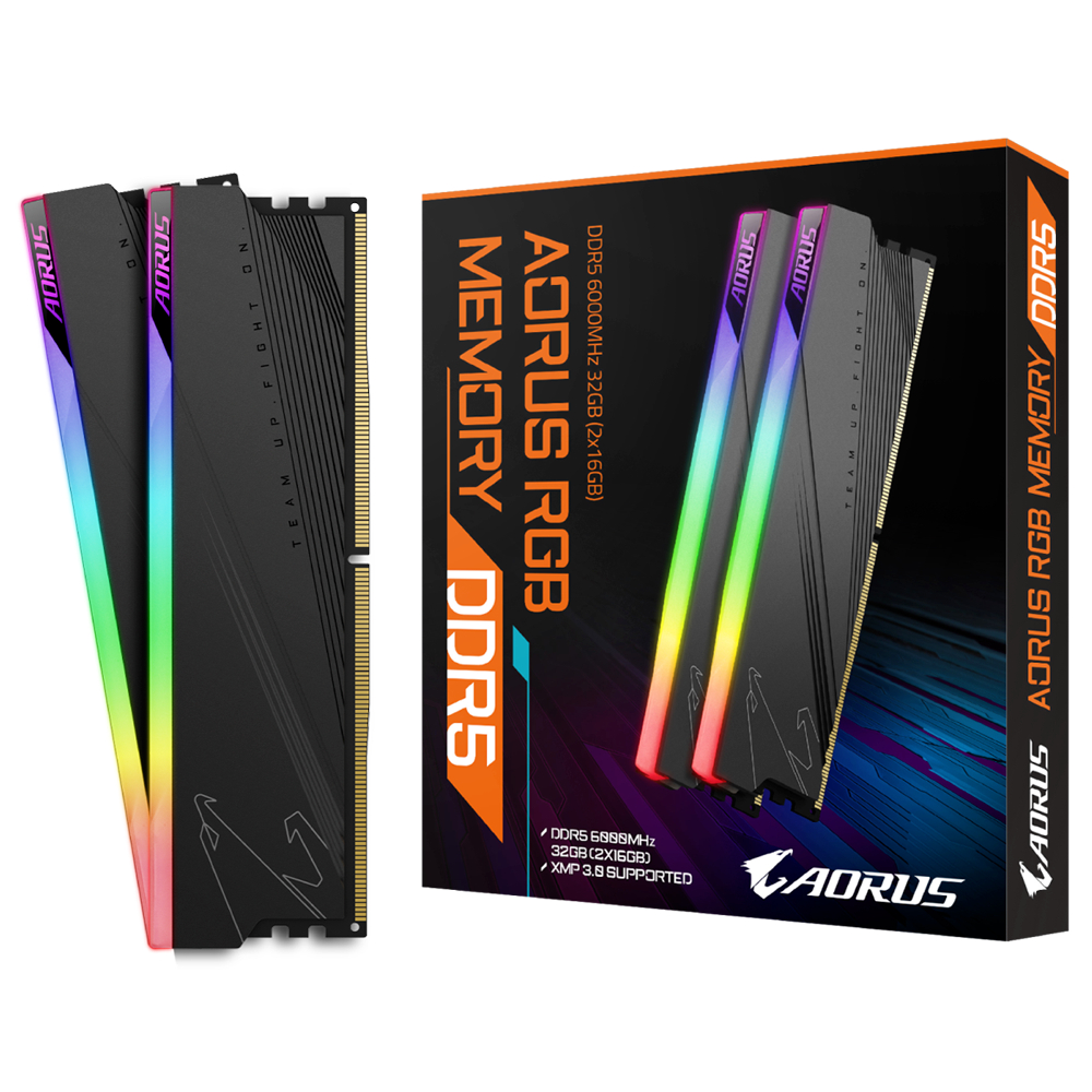 แรม RAM DDR5/6000 32GB AORUS RGB (16GBx2) 32GB BUS6000 ประกัน LT