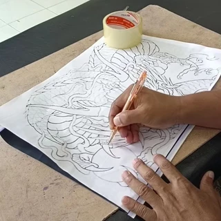 Tattoo (ก่อนสั่งเก็บคูปองส่งฟรี)ขายปลีก กระดาษคาร์บอนลอกลายมือ Spirit USAของแท้ (ใส่กล่องแยกเฉพาะ) ใช้กับเครื่องepsonได้