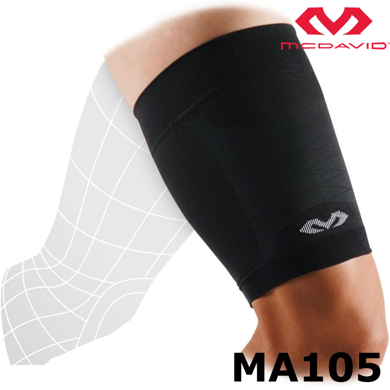 McDavid MA105 Conditioning Thigh Sleeves [S/M/L] LEVEL 1 Soft Support Gym muscle training sports dai