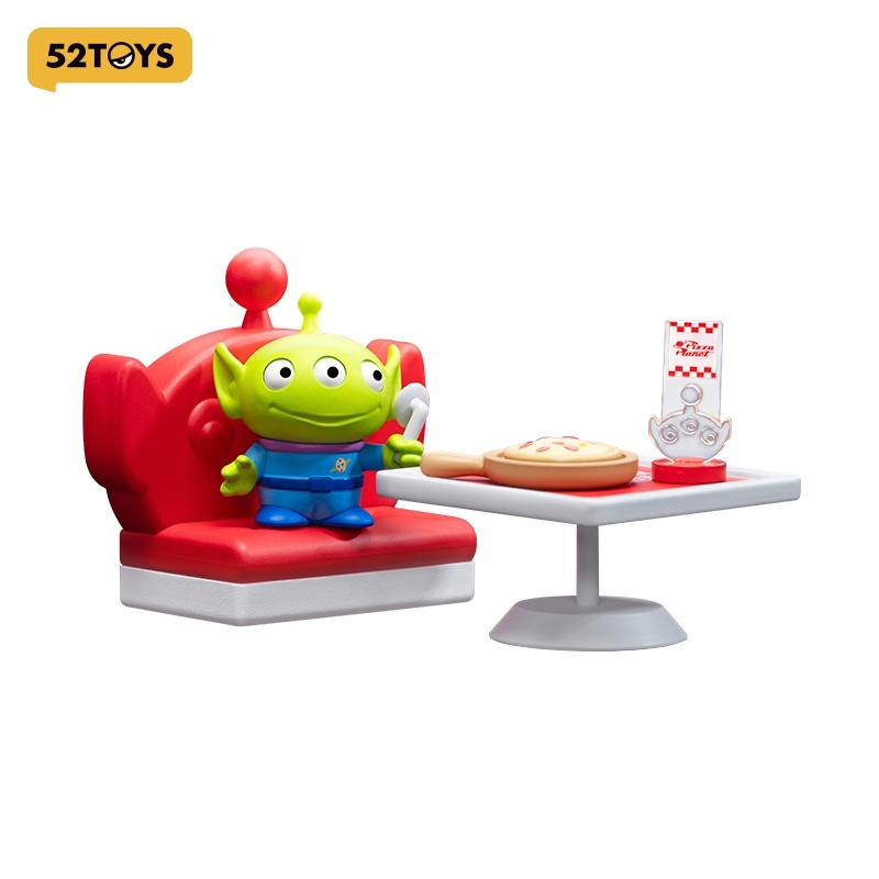 52TOYS ALIENS PIZZA PLANET โมเดล ของเล่นเด็กเล่น ของขวัญพิเศษ ART TOYS [052]