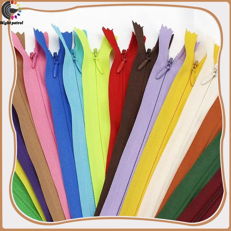 ซิปซ่อน 9นิ้ว ซิปซ่อนคุณภาพดี ซิปซ่อนเย็บเสื้อผ้า พร้อมส่ง  (1เส้น)