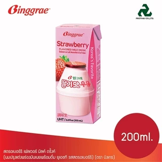 BINGGRAE FLAVORED MILK DRINK บิงเกร เฟลเวอร์ มิลค์ ดริ้งค์ (นมยูเอชที รสผลไม้)