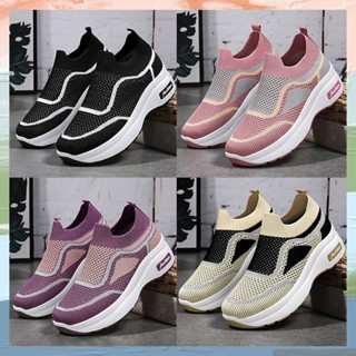 Swayy งานใหม่ล่าสุด รองเท้าผ้าใบแฟชั่นผู้หญิง ทรงสลิปออน สวย…