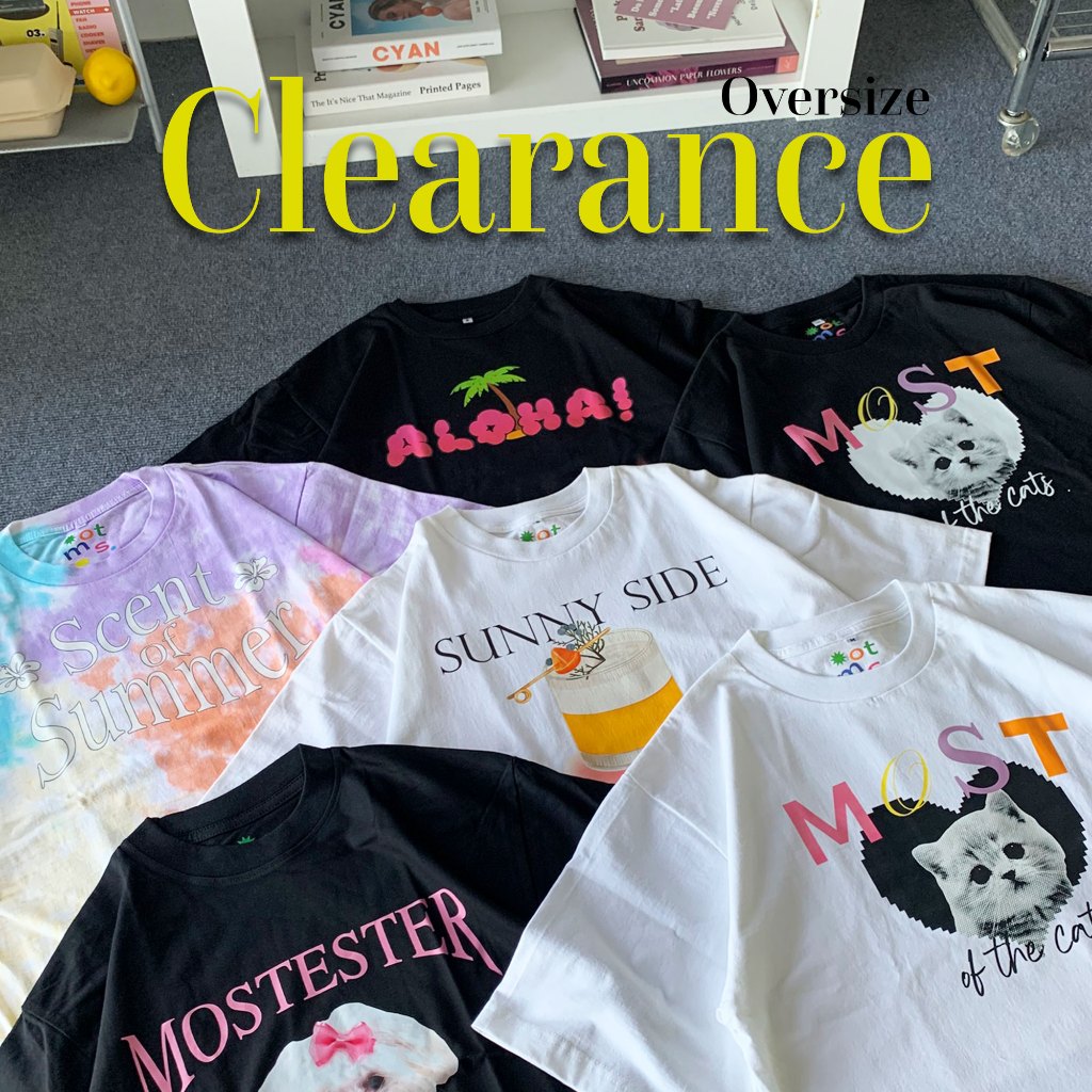 [ ลด 50% ] Clearance เสื้อยืด Oversize by MOSTESTER | OVS