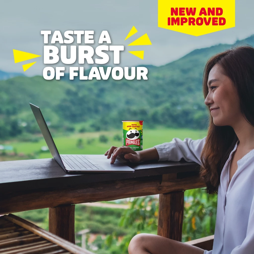 Pringles พริงเกิลส์ ซาวครีมและหัวหอม 42ก. แพ็ค 6 thumbnail 8