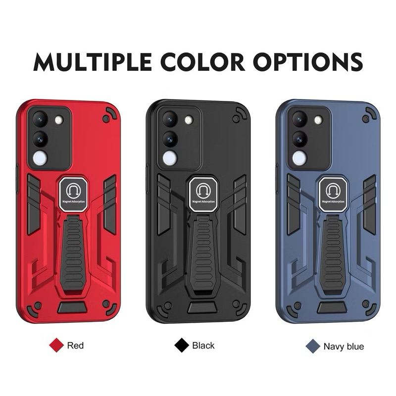เคสกันกระแทกตั้งได้ใช้สำหรับVivoรุ่นV21/V23/V25/V27/V27pro/V29/V29E/V30/V30pro/V30E/V40/V40pro/V50/V50pro/V50lite/V60lit