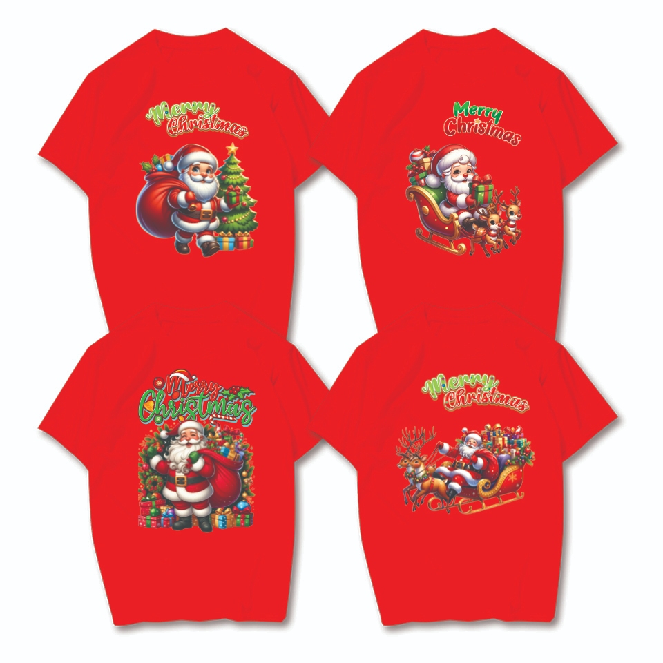 เสื้อคริสต์มาส เสื้อยืดคริสต์มาส Merry Christmas ผ้าCotton100% มีครบไซส์ พร้อมส่ง