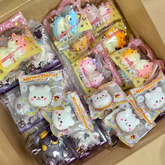 สกุชชี่ พร้อมส่ง ตะกร้าสกุชชี่ไอบลูมจุกๆ
