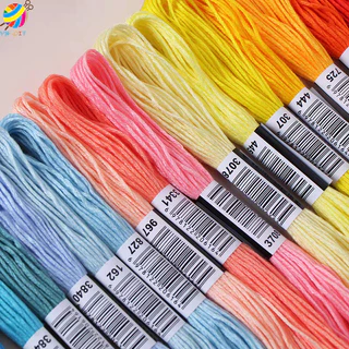 ไหมปัก ด้ายปัก ปักมือ ปักครอสติช 10สี (พร้อมส่งค่ะ)