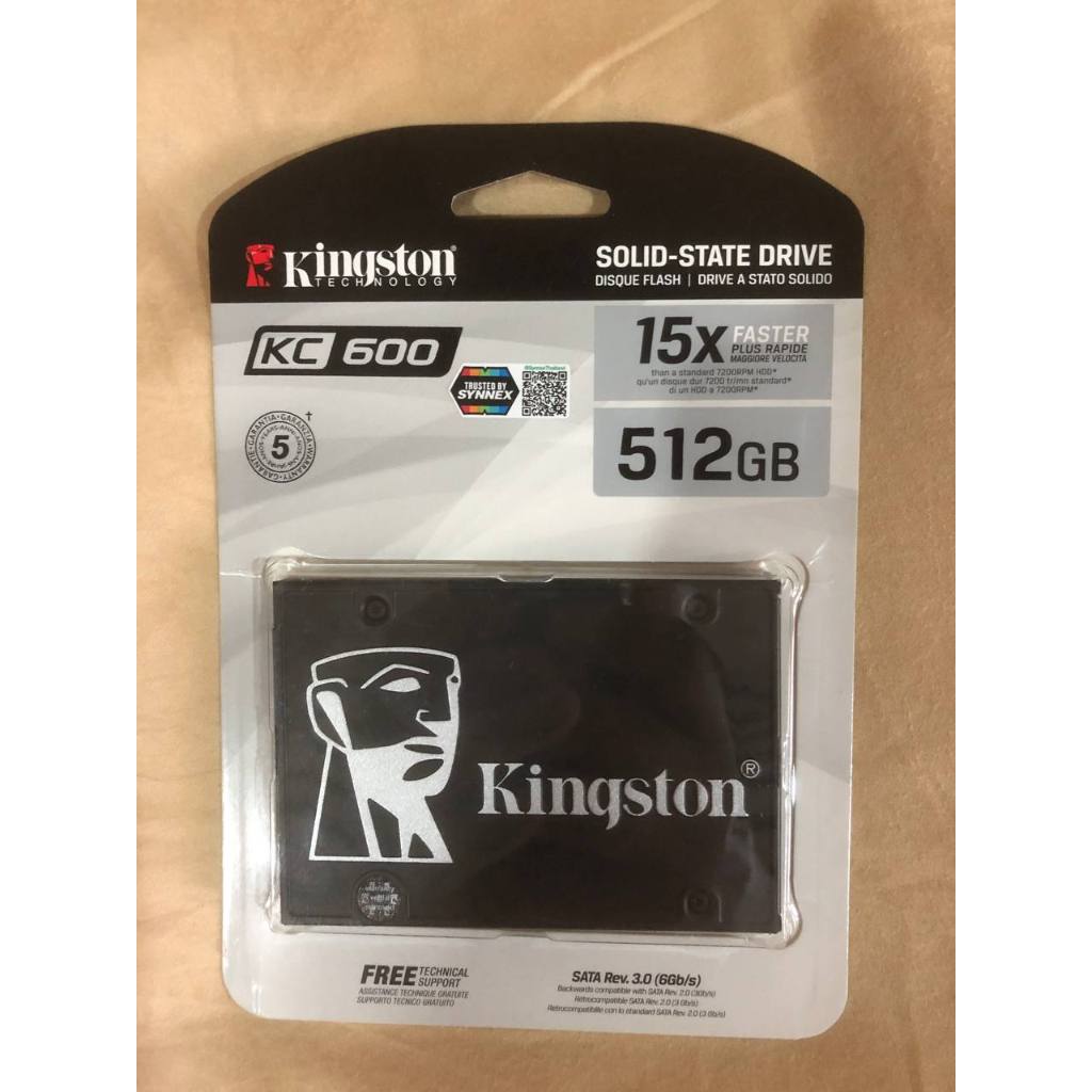 512 GB SSD เอสเอสดี KINGSTON KC600 SKC600 512GB SATA