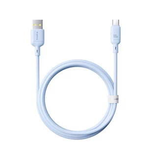 Baseus สายชาร์จเร็ว รุ่น Silky Series USB to Type-C 100W, USB to iP 2.4A 1m,2m (USB to Type C ไม่รองรับระบบ IOS)