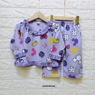 ชุดนอนเด็กผู้หญิง ลายมินนี่ เหมาะสำหรับเด็ก 6เดือน-10ขวบ ชุด…