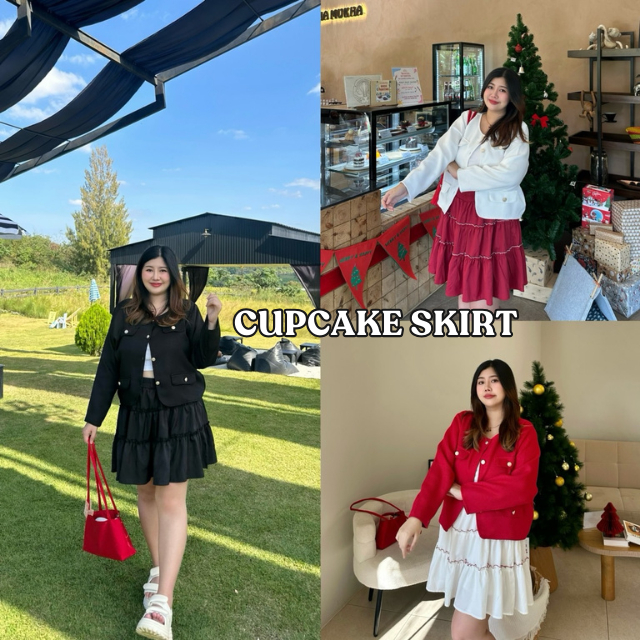 cupcake skirt กระโปรงสาวอวบ | Plussizeby.yuti
