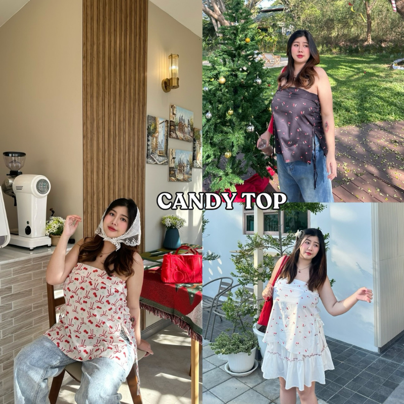 Candy top เกาะอกสาวอวบ| Plussizeby.yuti