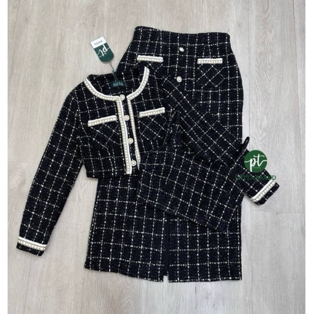 Patta ชุดเซ็ทใส่ทำงาน เสื้อ+กระโปรง