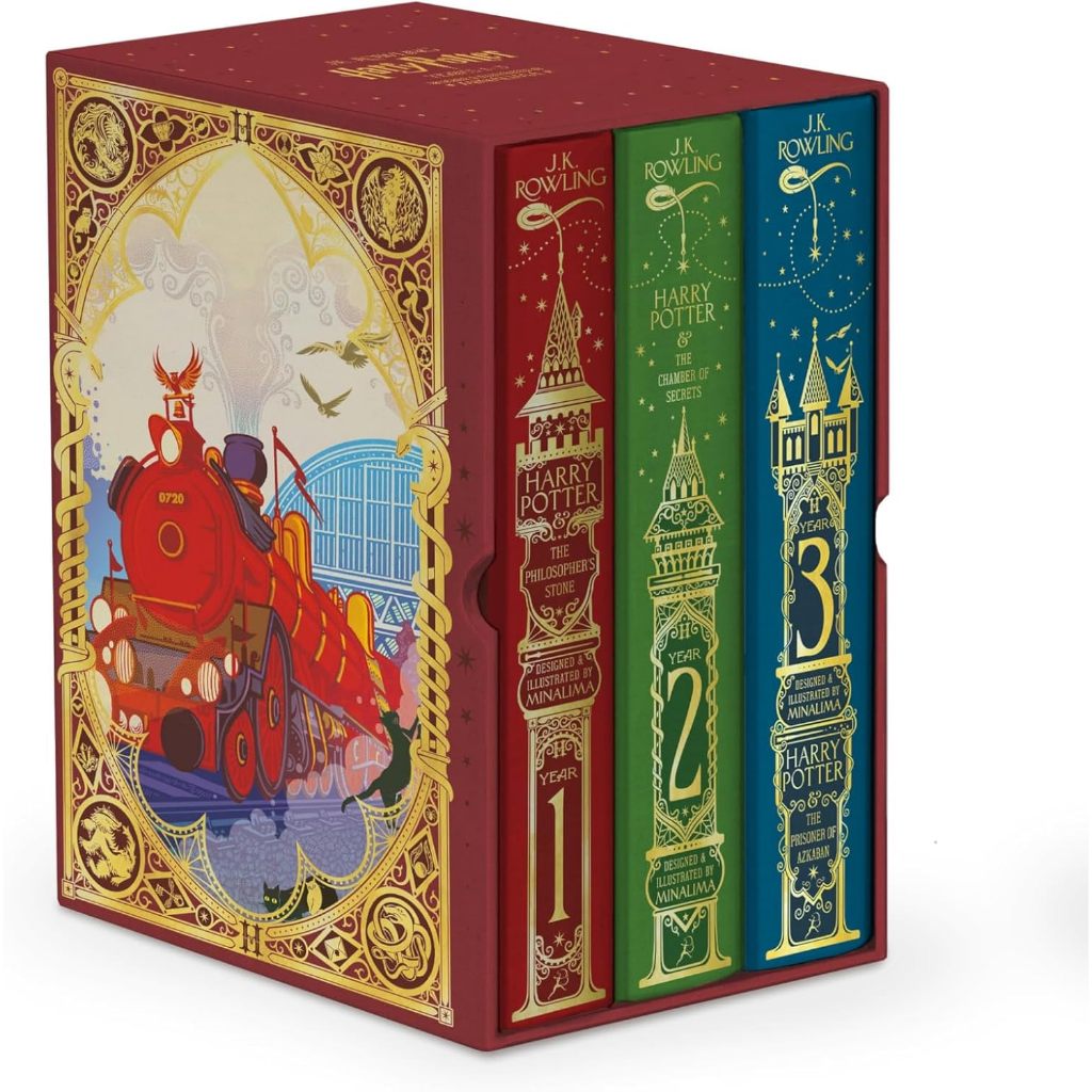 HARRY POTTER 1-3 (BOX SET) (MINALIMA EDITION) (HC) (9781526680068) c321 sut