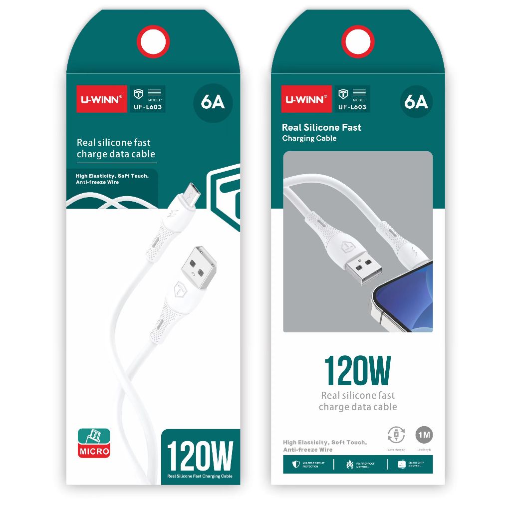 สายชาร์จ LI-WiNN USB CABLE สายชาร์จเร็ว รุ่น UF-L603 1m Fast Data Sync Charging Cable