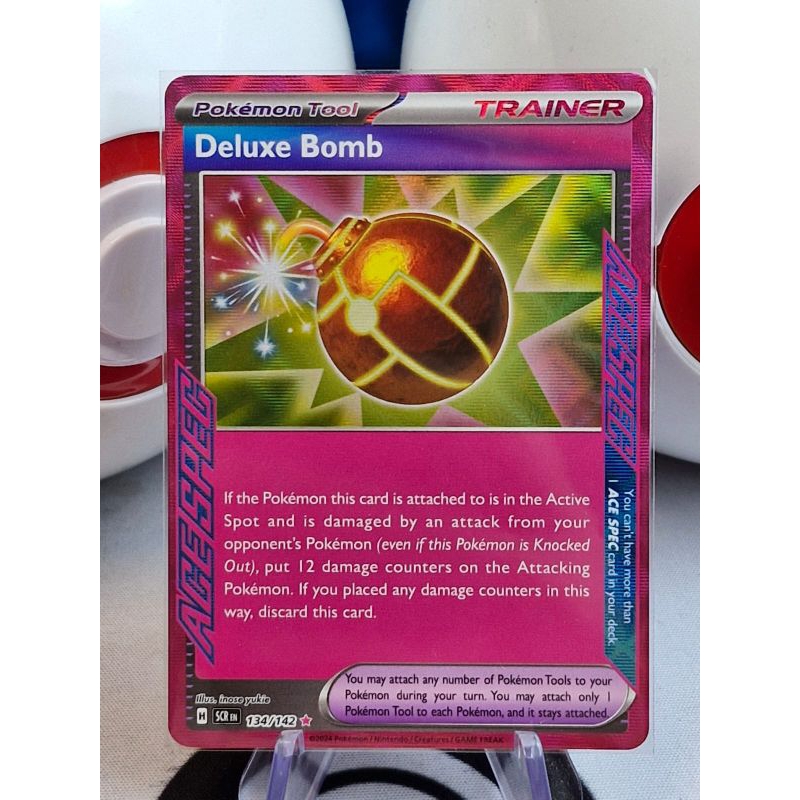 Deluxe Bomb 134/142 Ace Spec Pokemon Stellar Crown