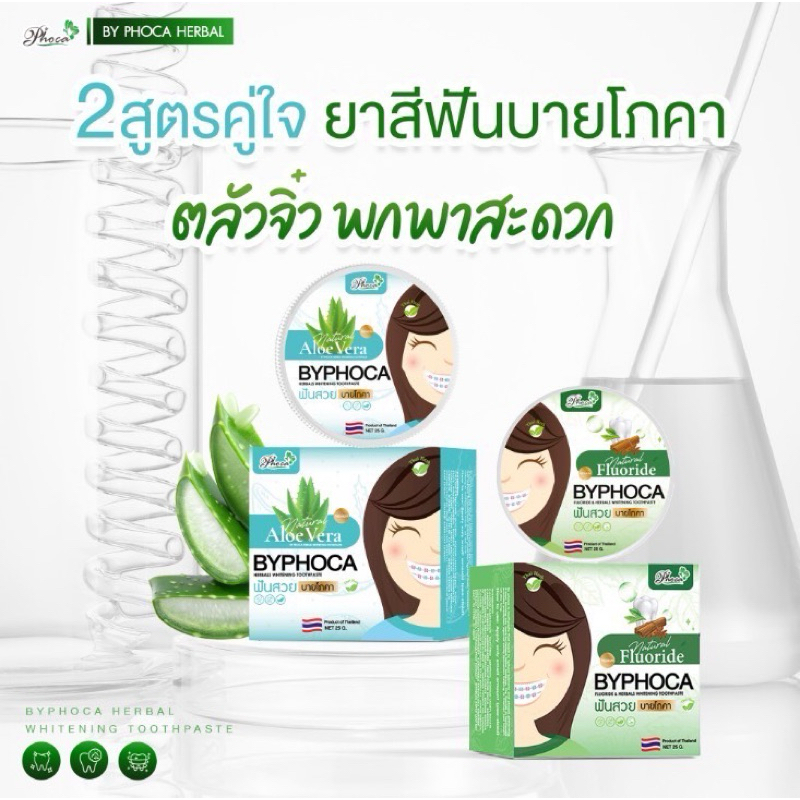 ยาสีฟัน ฟันสวย บายโภคา (25)กรัม มีให้เลือกสองสูตร สีเขียวและสีฟ้าของแท้ 100% พร้อมส่ง