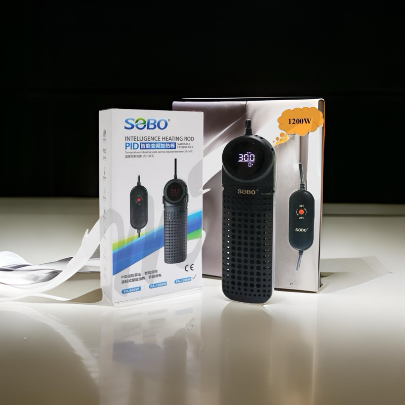 ฮีตเตอร์ SOBO 800W / 1000W / 1200w(สำหรับบ่อปลาและตู้ปลาขนาดใหญ่)