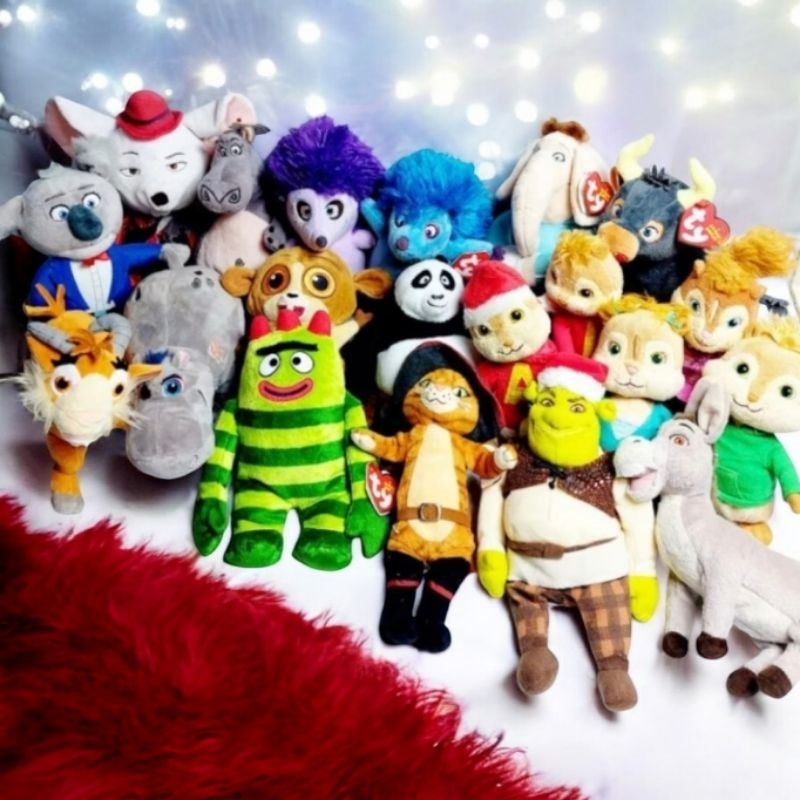 💥พร้อมส่ง💥ตุ๊กตาty รวมงานtyขนาด6-8นิ้ว  คละป้าย🌈งานแท้🌈