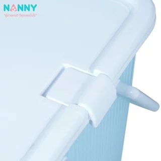 Nanny กล่องเก็บของ กล่องเก็บของอเนกประสงค์ ขนาดใหญ่ รุ่น Family มีหูหิ้ว ฝาล็อคได้ 2 ด้าน