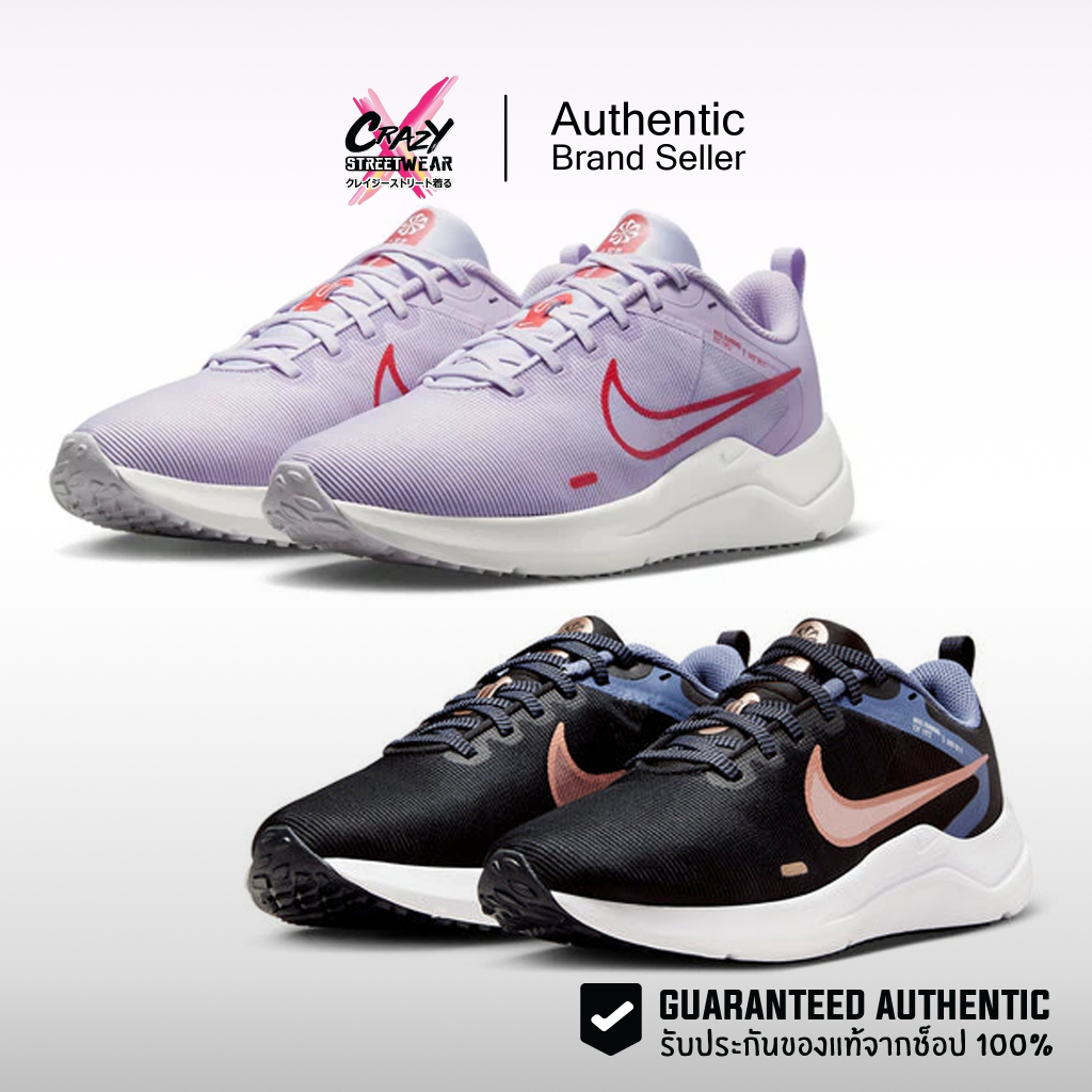 Nike Downshifter 12 (w) (DD9294-501 / DD9294-010) สินค้าลิขสิทธิ์แท้ Nike รองเท้าผู้หญิง ไนกี้ ของแท้
