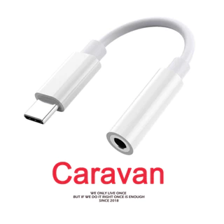 Caravan Crew Type C to 3.5mm Earphone Cable Adapter AUX Audio สายแปลงหูฟัง สายแปลงแจ๊คหูฟัง