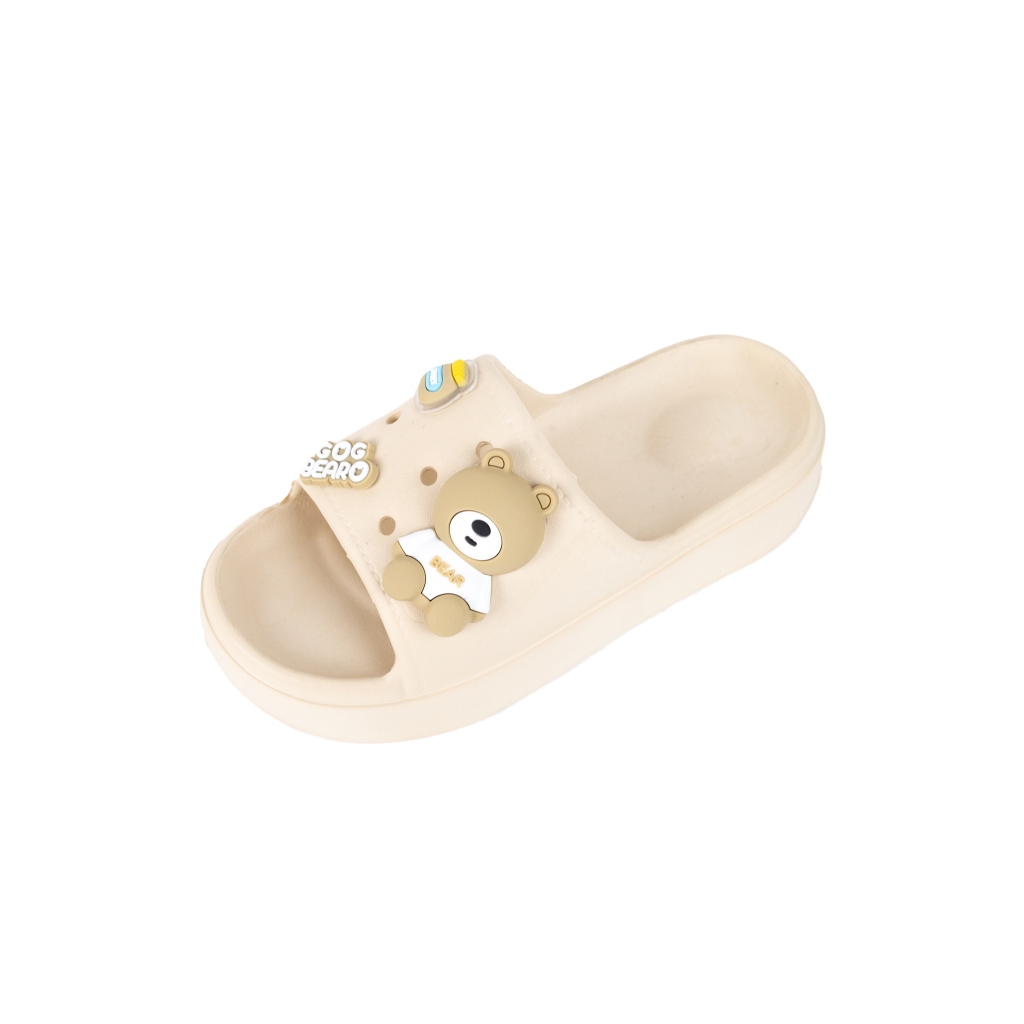 Roving Fox รองเท้าแตะพื้นนุ่มนิ่ม รุ่น RF6441 พื้นนุ่มใส่สบาย มีตัวติดรองเท้า มี 4 สี  ชมพู เบจ ครีม ดำ