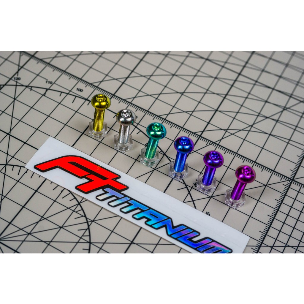 น็อตไทเทเนียมแท้ M5 หัวซาลาเปา