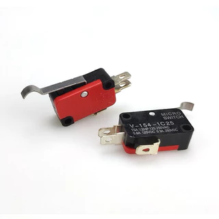 ไมโครสวิตซ์ มีก้าน มีล้อ ไม่มีก้านไมโครสวิตช์ V-15 micro switch ไมโครสวิทซ์ V-151-1C25 V-152 V-153 V-154 V-155 V-156
