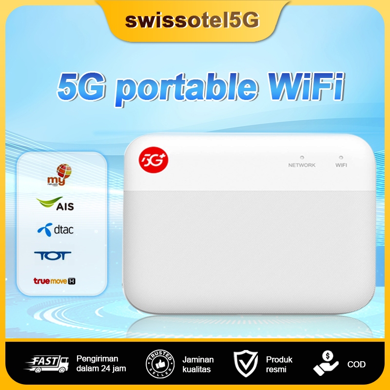ZTE F50 5G Pocket WiFi ตัวปล่อยซิม WIFI Sub-6GHz ความถี่แบนด์ TYPE-C USB3.0
