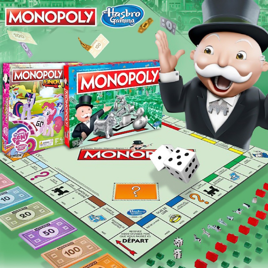 เกมมหาเศรษฐี MONOPOLY เกมเศรษฐี รวมเวอร์ชัน  PONY Board Game บอร์ดเกม