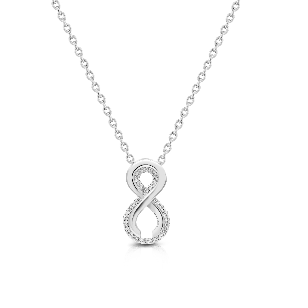 Jewellista สร้อยคอเงินแท้ 925 ประดับพลอย CZ รุ่น Duke