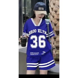 SET 2 ชิ้น สไตล์เกาหลี สำหรับวันรุ่นy2k ไซส์ S-5XL