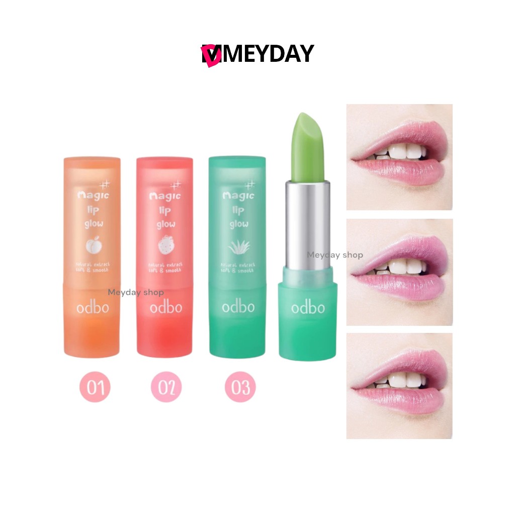 ODBO OD589 MAGIC LIP GLOW โอดีบีโอ เมจิก ลิป โกลว์ 3 g