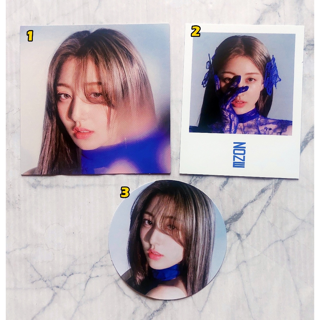 การ์ด โปสการ์ด Sticker จาก CD อัลบั้ม Jihyo ( TWICE ) - ZONE Album เวอร์ Digipack ของแท้ พร้อมส่ง Kp