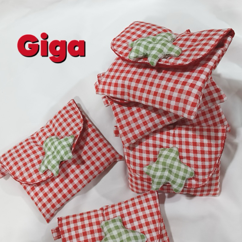 Giga กระเป๋าสตางค์ Tomato ใส่บัตร ใส่เหรียญ ของจุ๊กจิ๊ก กระเป๋ามะเขือเทศ