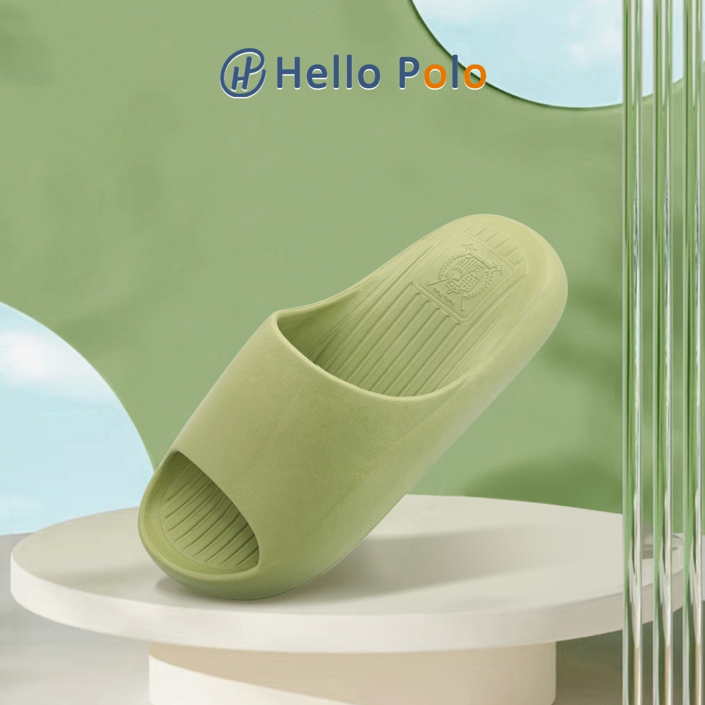 Hello Polo รองเท้าแตะลําลอง กันลื่น พื้นหนา ลายอุ้งเท้าแมวน่ารัก พื้นนิ่ม เหมาะกับฤดูร้อน ใส่ในบ้าน ห้องน้ํา HP8004