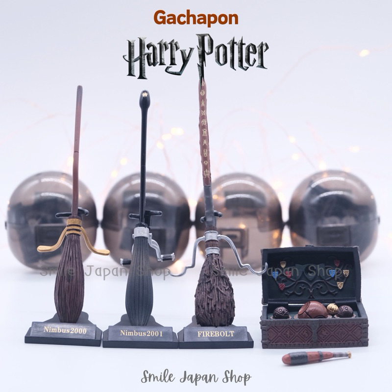 ((พร้อมส่ง)) กาชาปอง แฮร์รี่ พอตเตอร์ ไม้กวาด และควิดดิช Gachapon Harry Potter Quidditch and broomstick