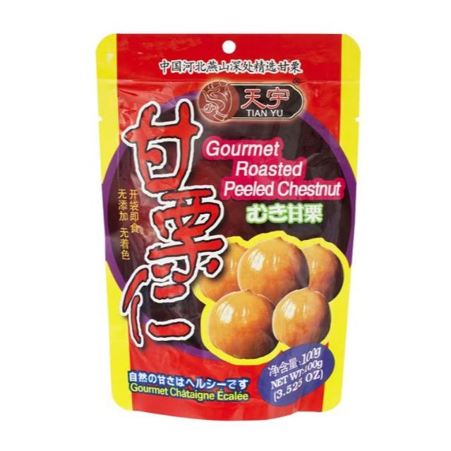 Roasted Peeled Chestnut (ราคา/1ถุง) เกาลัด คั่วปลอกเปลือก พร้อมทาน 100กรัม.
