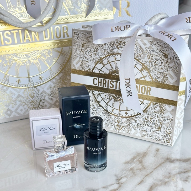 Dior Miniature Duo Parfum Set พร้อมถุงริบบิ้น