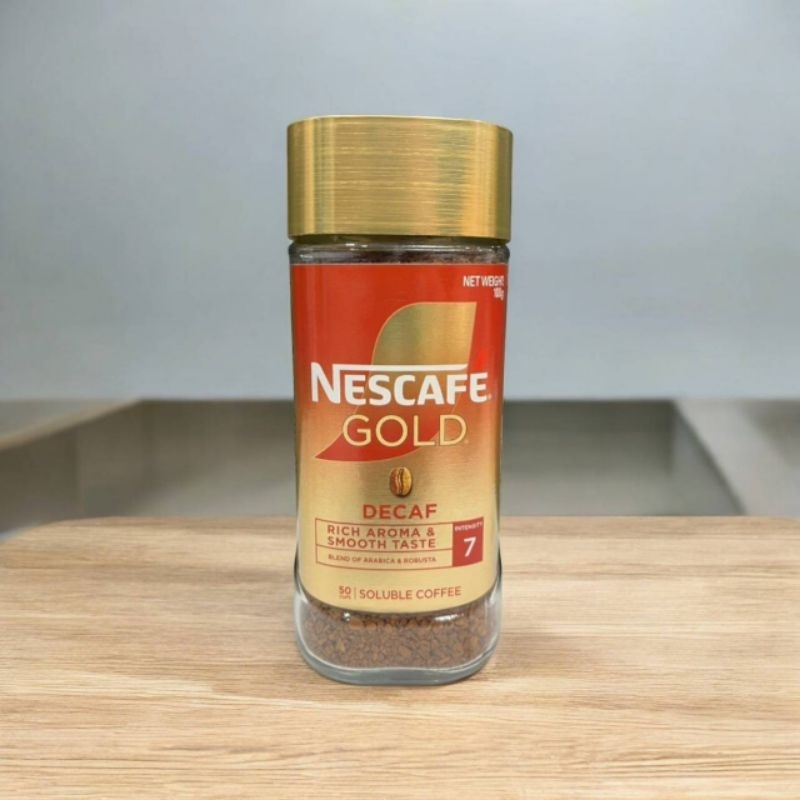 เนสกาแฟ NESCAFÉ GOLD DECAF ไม่มีคาเฟอีน ขนาด100กรัม