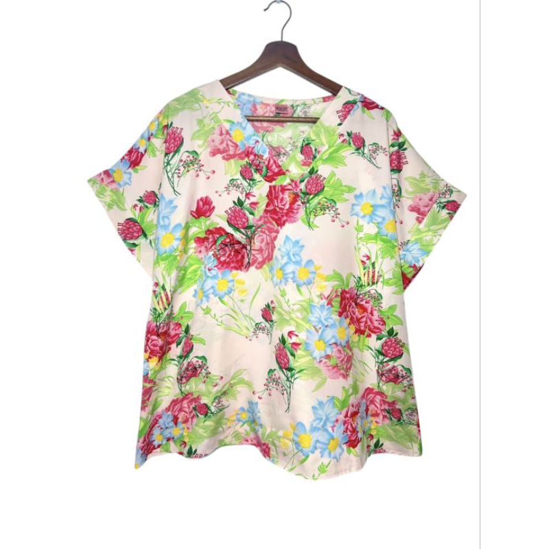 เสื้อสาวอวบ อก 50นิ้ว ผ้าไม่ต้องรีด