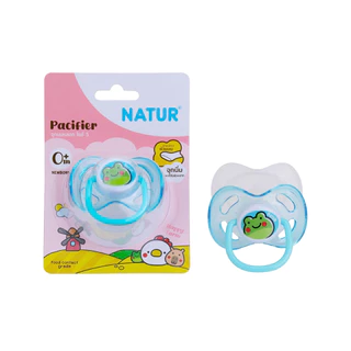 [NEW] NATUR เนเจอร์ จุกหลอก จุกนมหลอก จุกนมหลอกซิลิโคน ไซซ์ S มีให้เลือก 3 ลาย