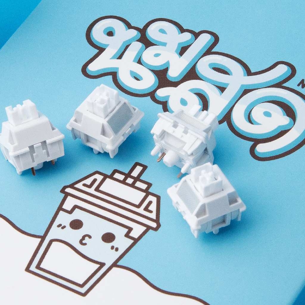 Loga Nomyen / Chathai / Nomsod 35 Mechanical Switches สวิตช์คีย์บอร์ด ชาไทย นมเย็น และนมสด