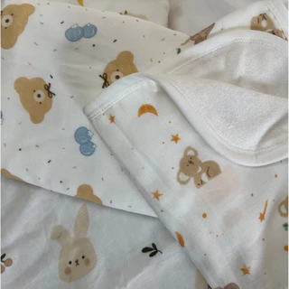 ผ้าเช็ดตัวเยื่อไผ่ ขนาด 50*90cm ผ้าเช็ดตัวเด็กออแกนิค เนื้อผ้านุ่ม ซับน้ำได้ดี
