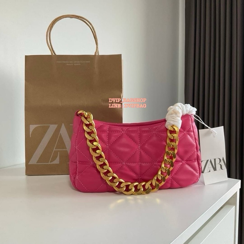 ZARA SHOULDER BAG WITH CHAIN แท้