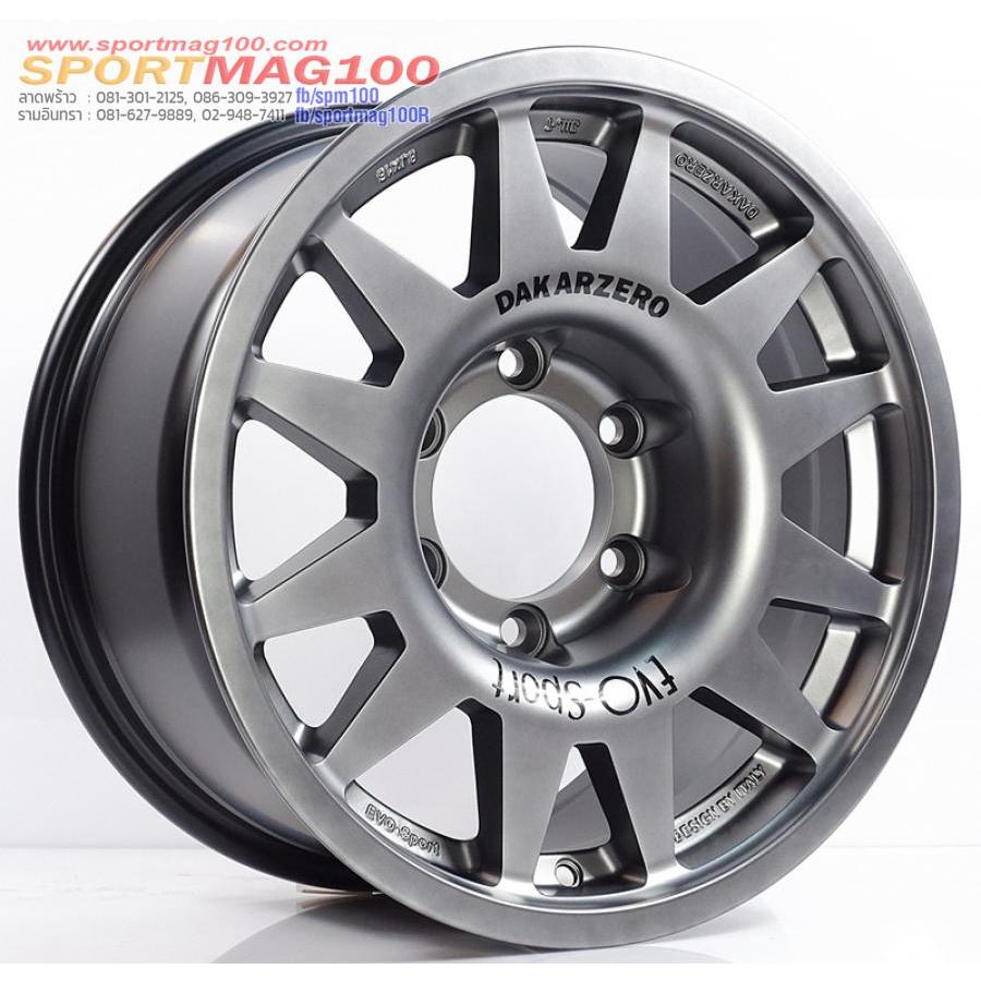 ล้อแม็กซ์ Kspeed EVO Cross สีคาร์บอนเกรย์ 8-16นื้ว 6รู139 ET10 [21721]