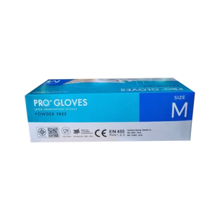 ถุงมือยาง ยี่ห้อ โปรโกลฟ (ชนิดไม่มีแป้ง) Powder Free Latex Gloves รุ่น LTPG-NP (100ชิ้น)